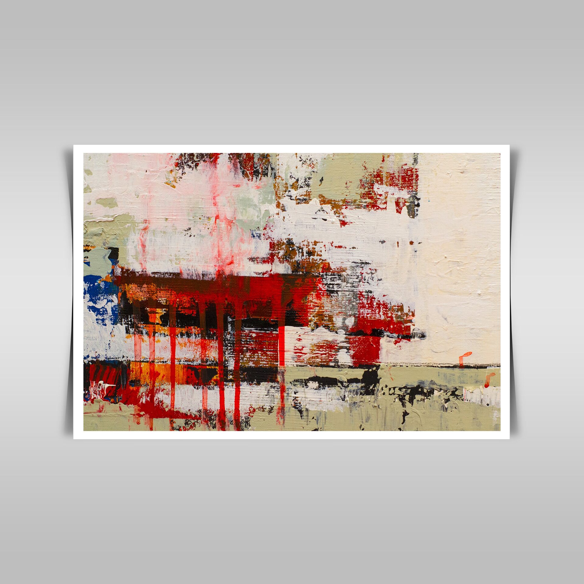 “Abstract Oil Painting: Hand-Drawn Colorful Canvas with Modern Brushstroke.”