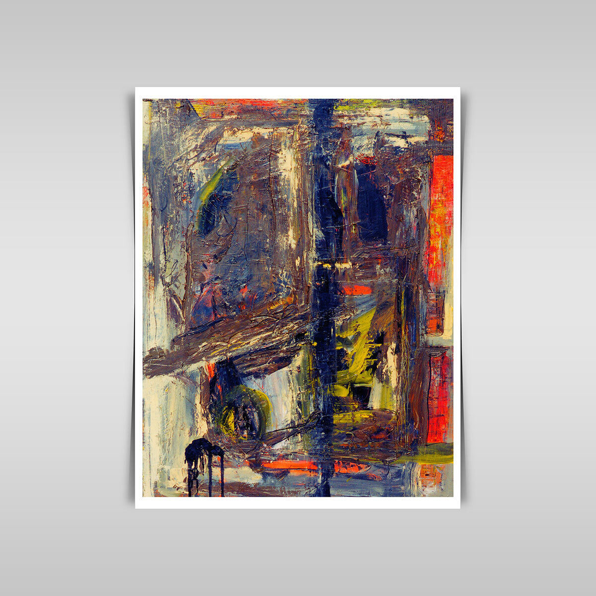 “Original Abstract Oil Painting on Canvas: A Visual Masterpiece.”