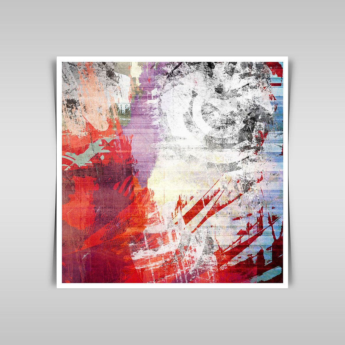 “Grunge Abstraction: A Colorful Background Illustration.”