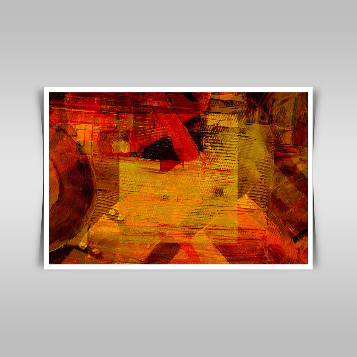 “Intriguing Large-Scale Abstract Oil Painting on Canvas: A Visual Masterpiece.”