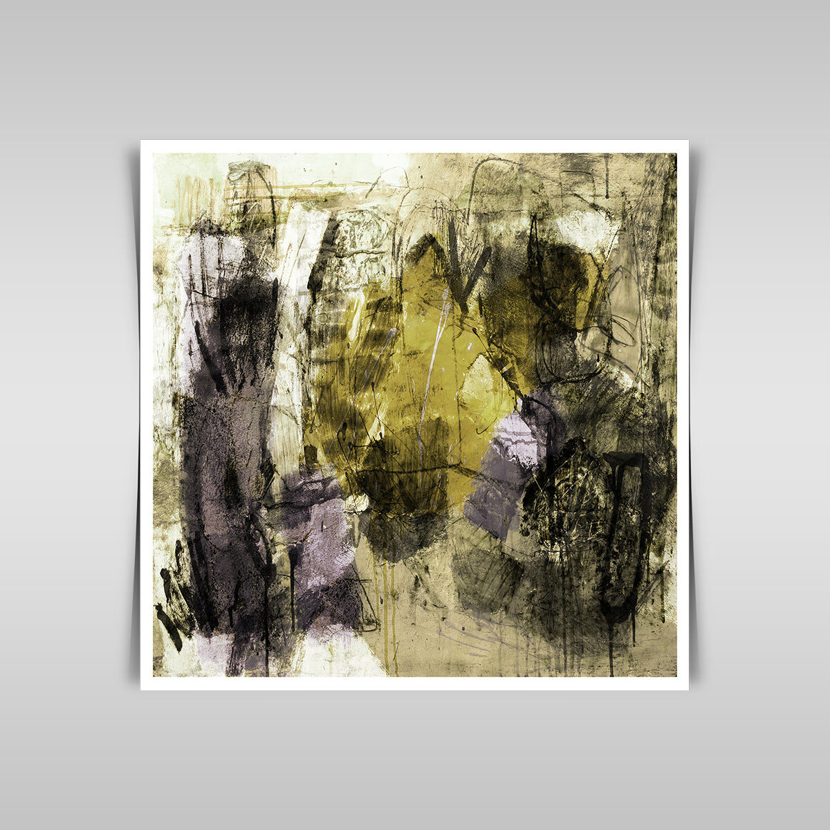 “Expression Abstract: A Fusion of Mixed Techniques in Artistry.”