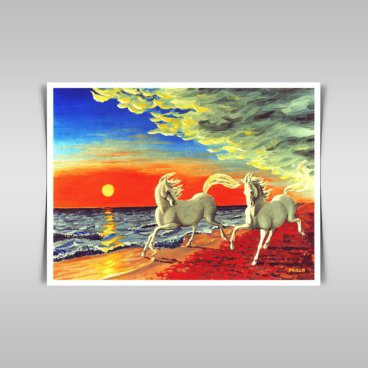 “Beach Gallop: Capturing Horses in Full Flight Along the Shore.”