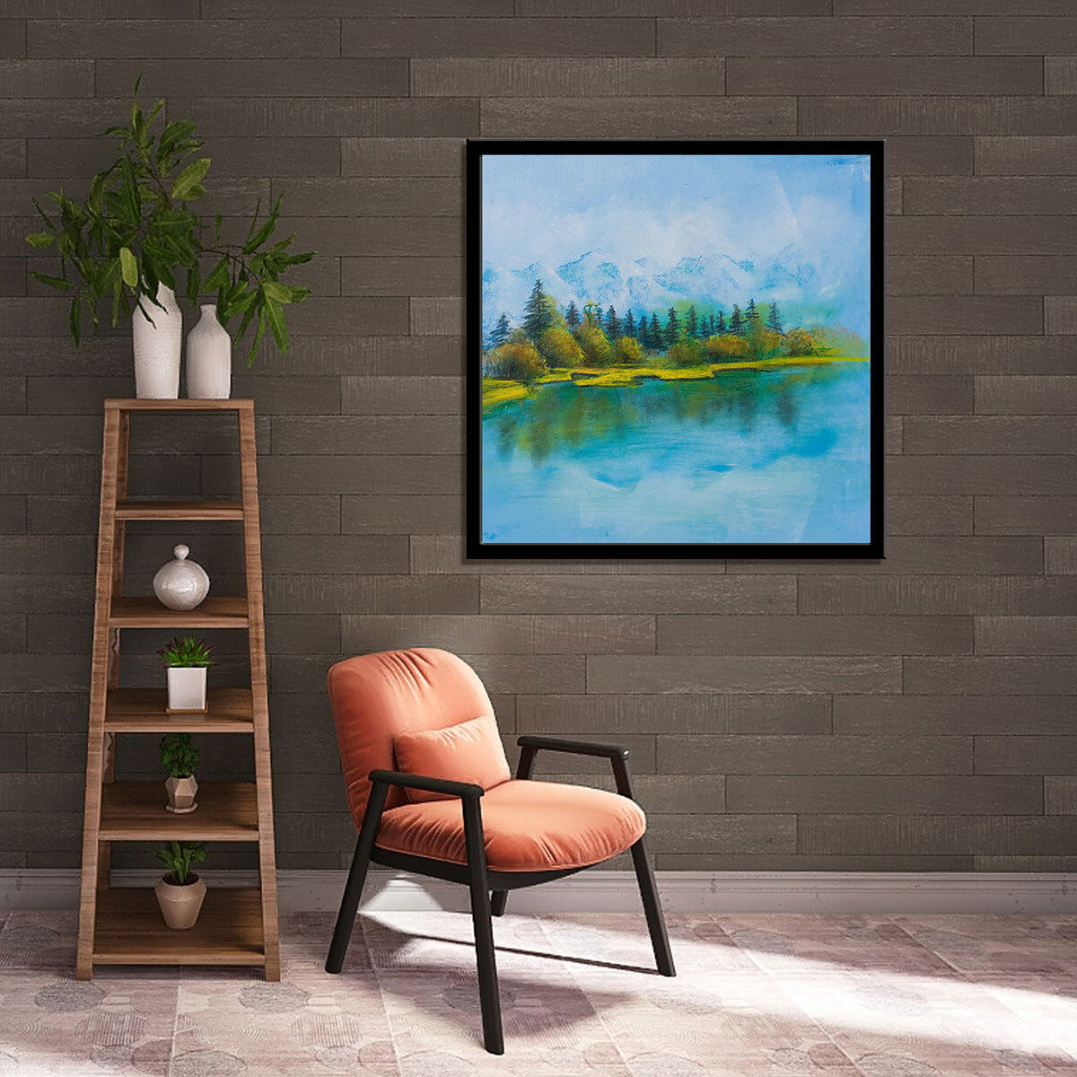 “Summer Landscapes with River: An Original Oil Painting by Me.”
