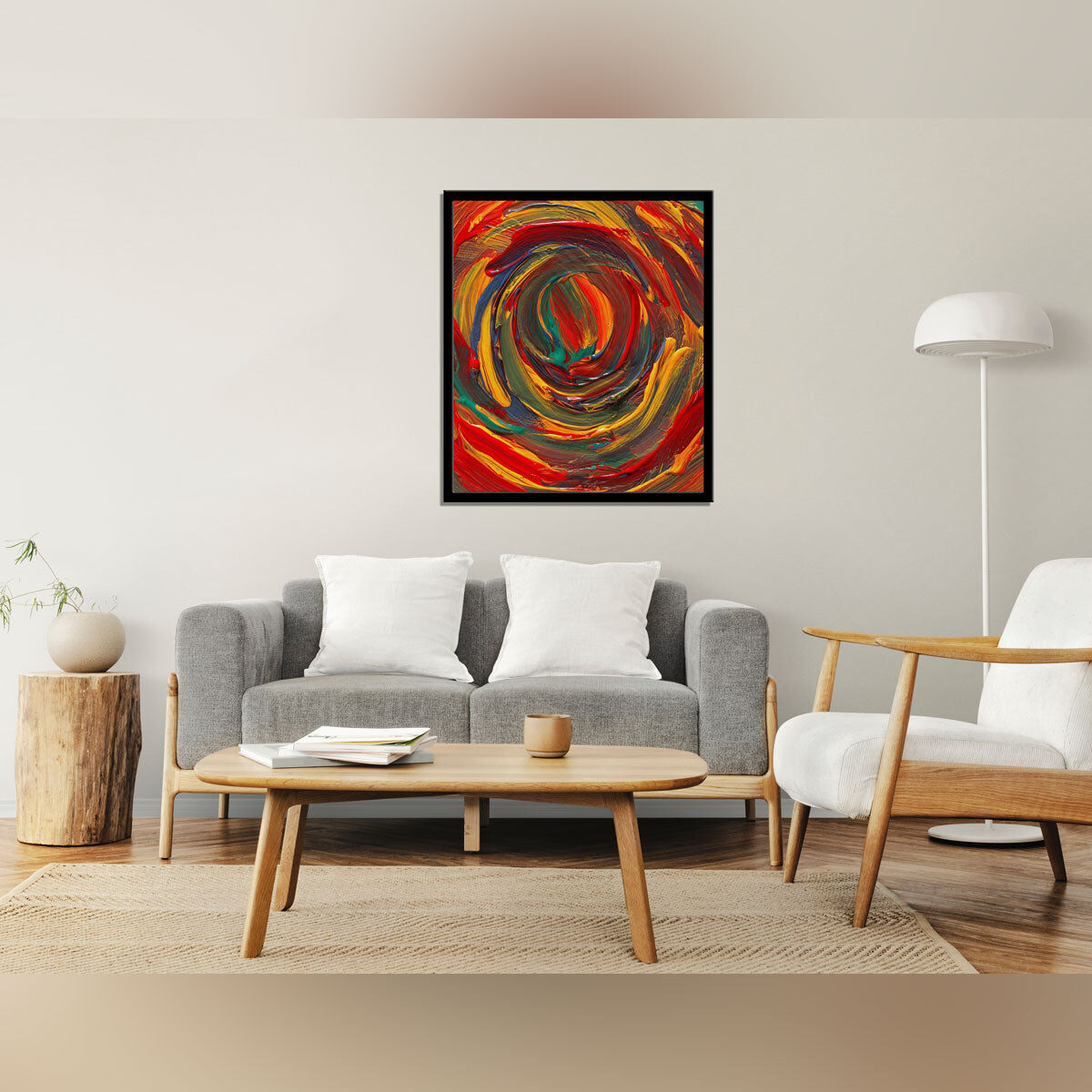 “Abstract Colorful Canvas: A Burst of Creativity and Expression.”