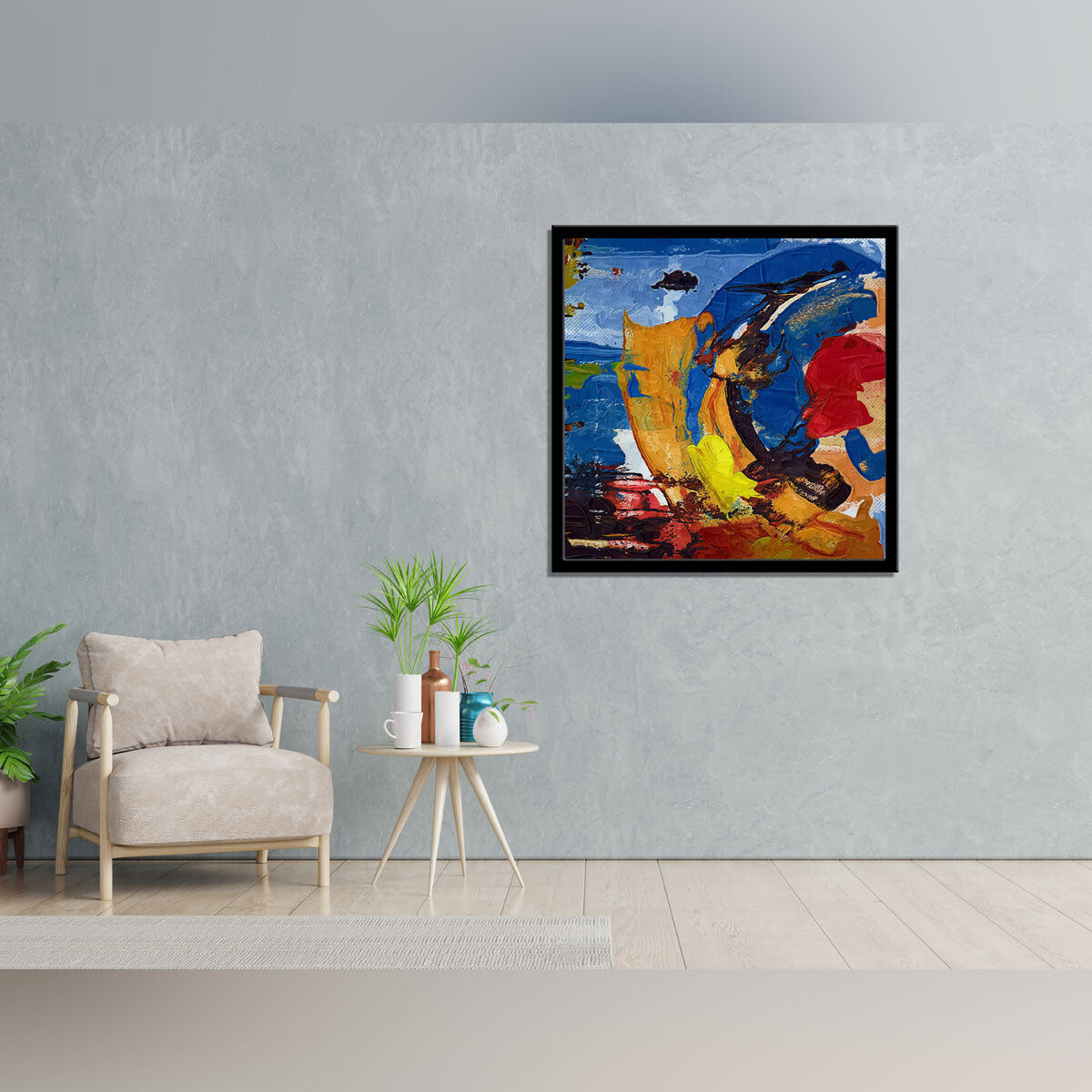 “Abstract Painting: A Canvas of Unbounded Creativity and Imagination.”