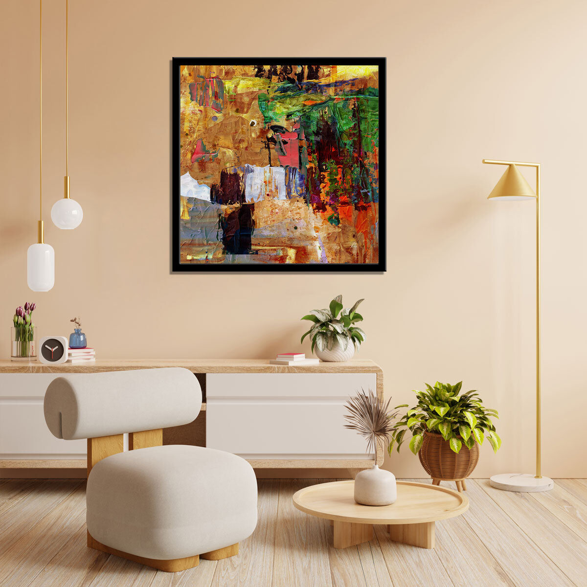 “Abstract Painting: A Canvas of Unbounded Creativity and Imagination.”