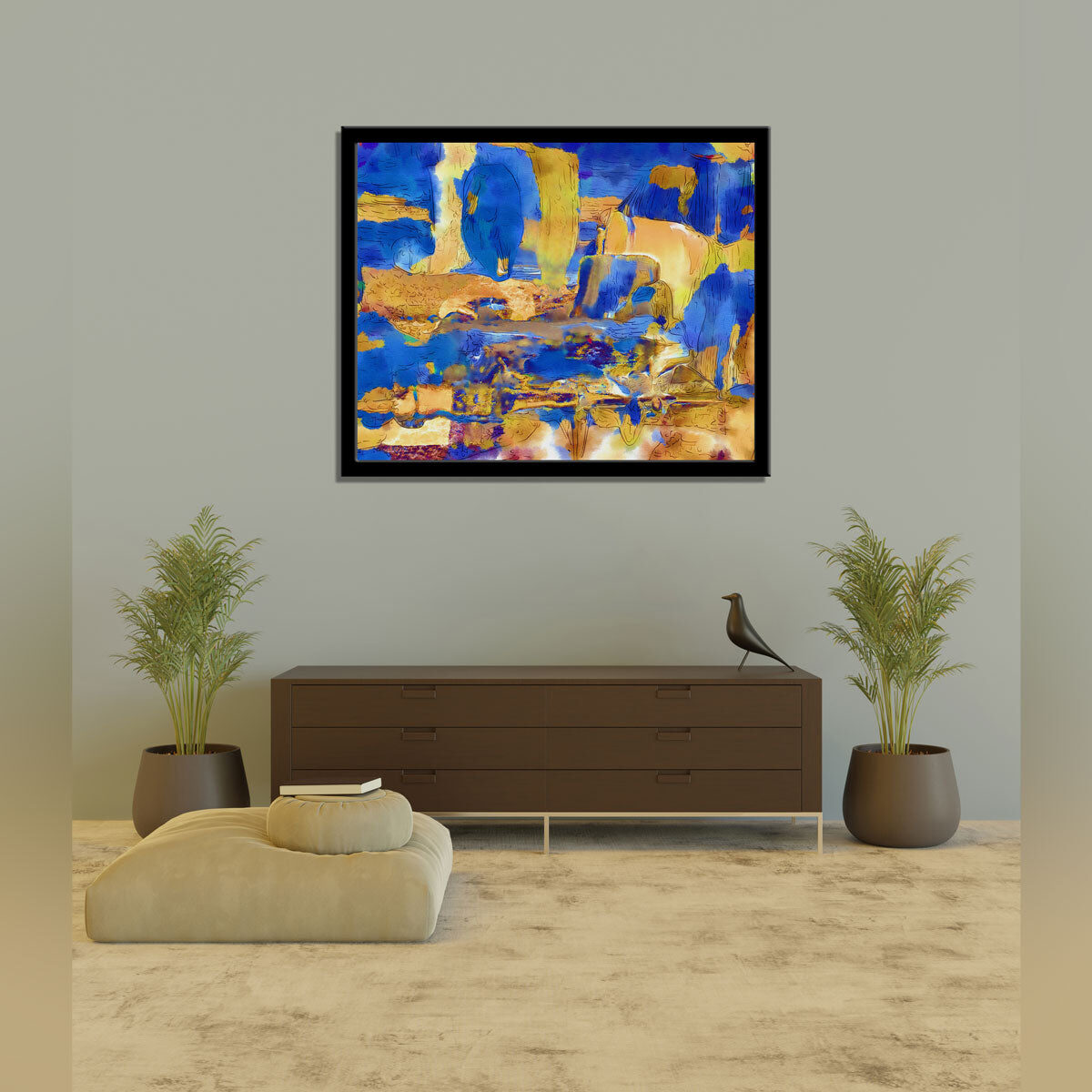 “Abstract Painting: A Canvas of Unbounded Creativity and Imagination.”