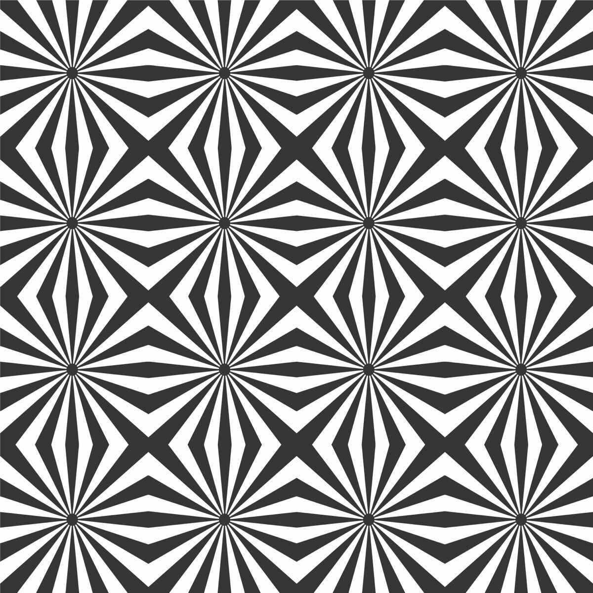 Geometric Black & White Pattern – Contemporary Design Visual