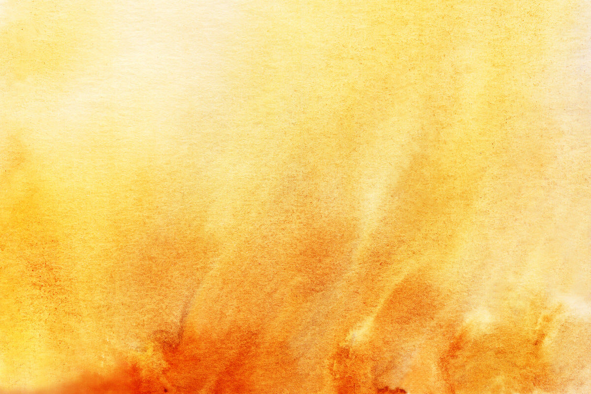 Golden Amber Watercolor Texture Background