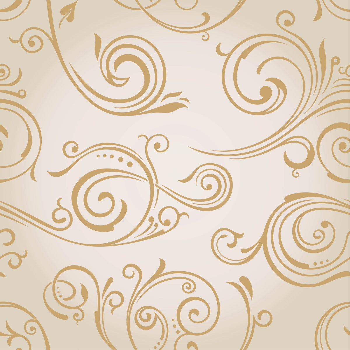 Golden Classic Swirl Stretch Ceiling Design