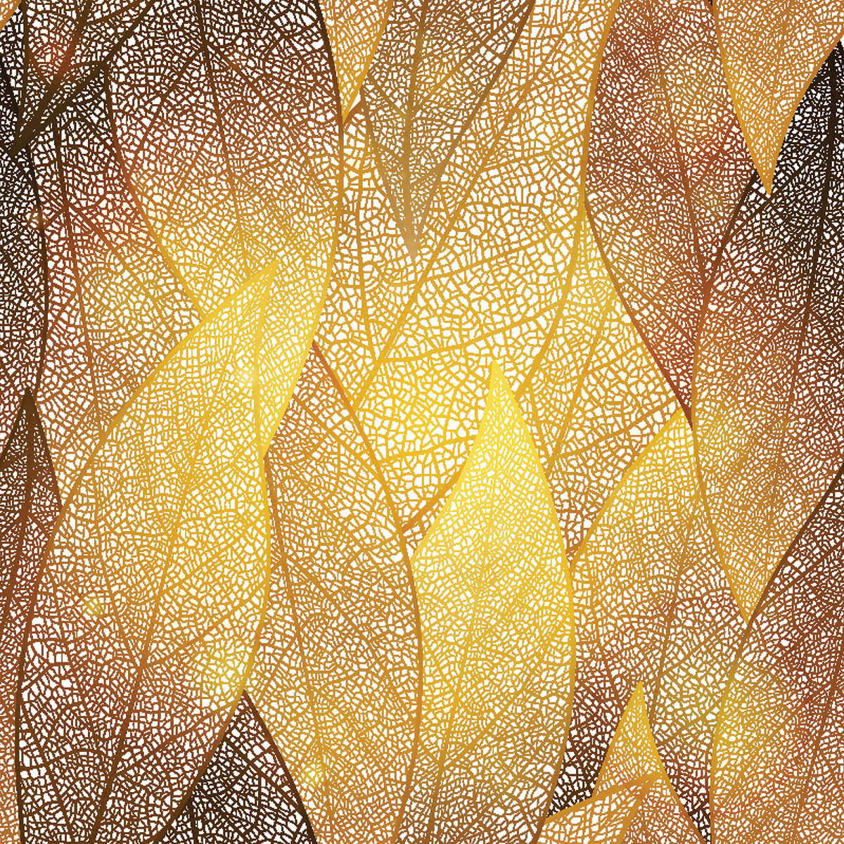 Golden Leaf Texture Stretch Ceiling – Elegant Nature Inspired Design