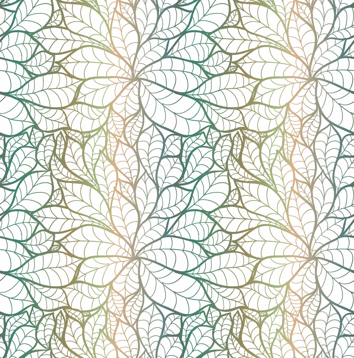 Gradient Leaf Vein Pattern with Nature Flow