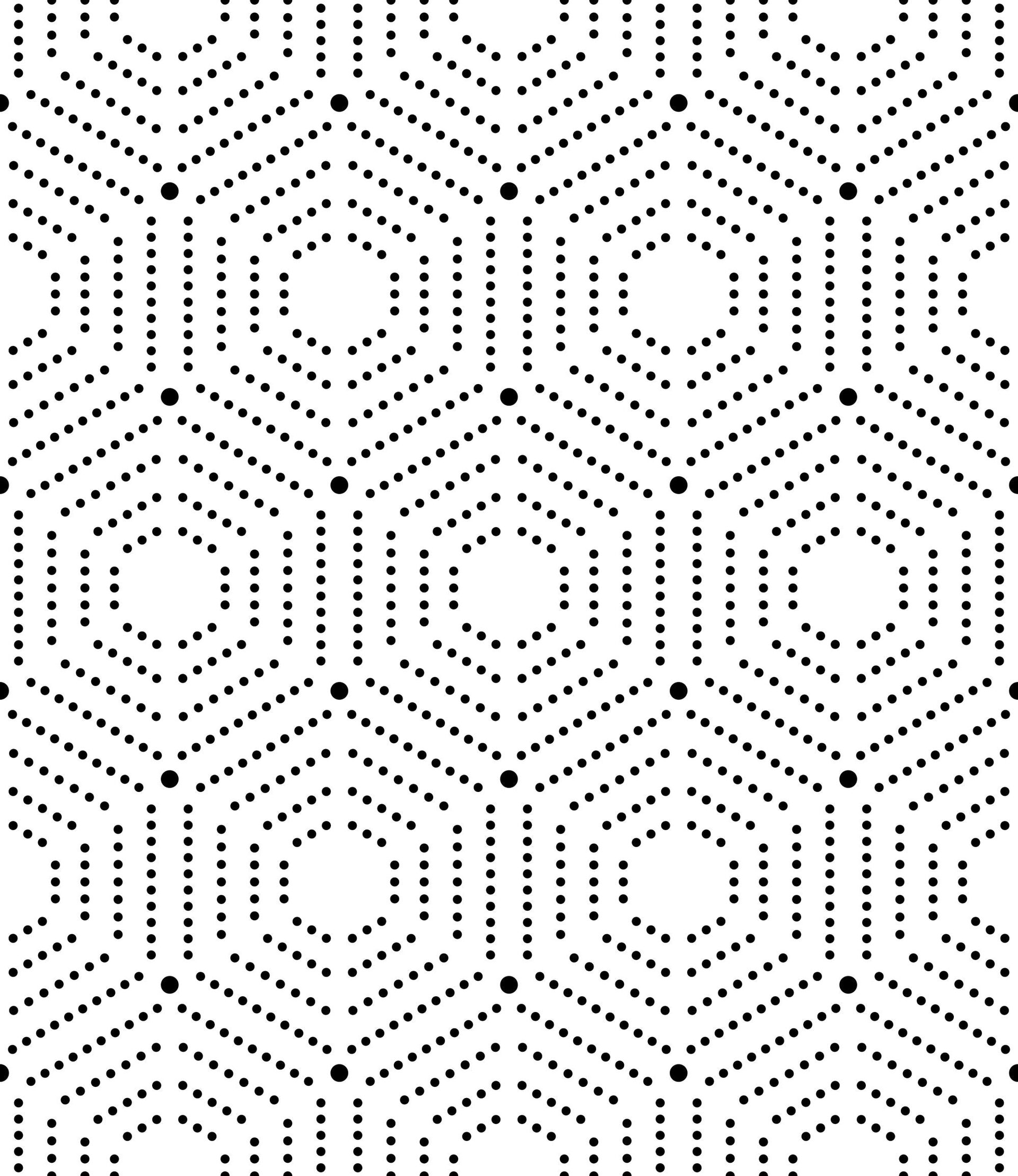 Hexagonal Dot Pattern