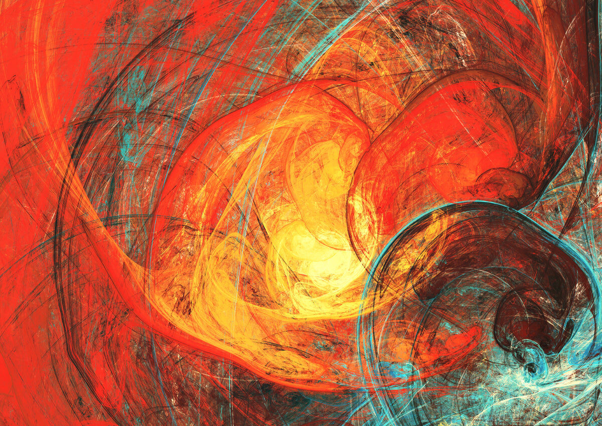 Ignite Fusion Abstract Stretch Ceiling Design – Premium BION Panel