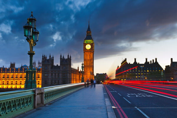 London at Dusk: Big Ben and City Lights