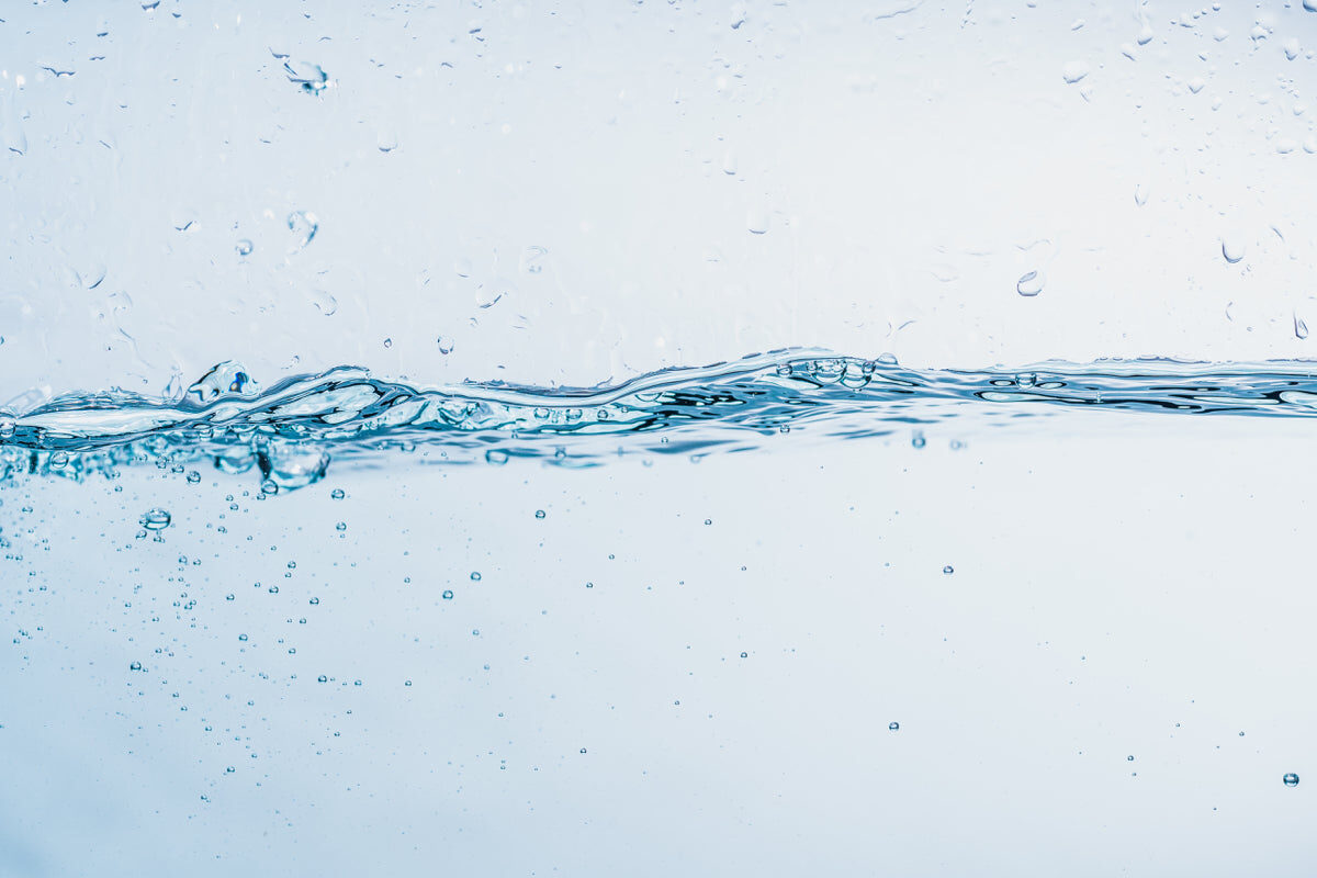 Minimal Water Line Stretch Ceiling – Pure Aqua Serenity Design
