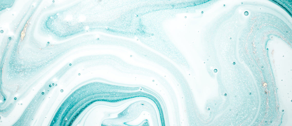 Mint White Marble Swirl Texture Background