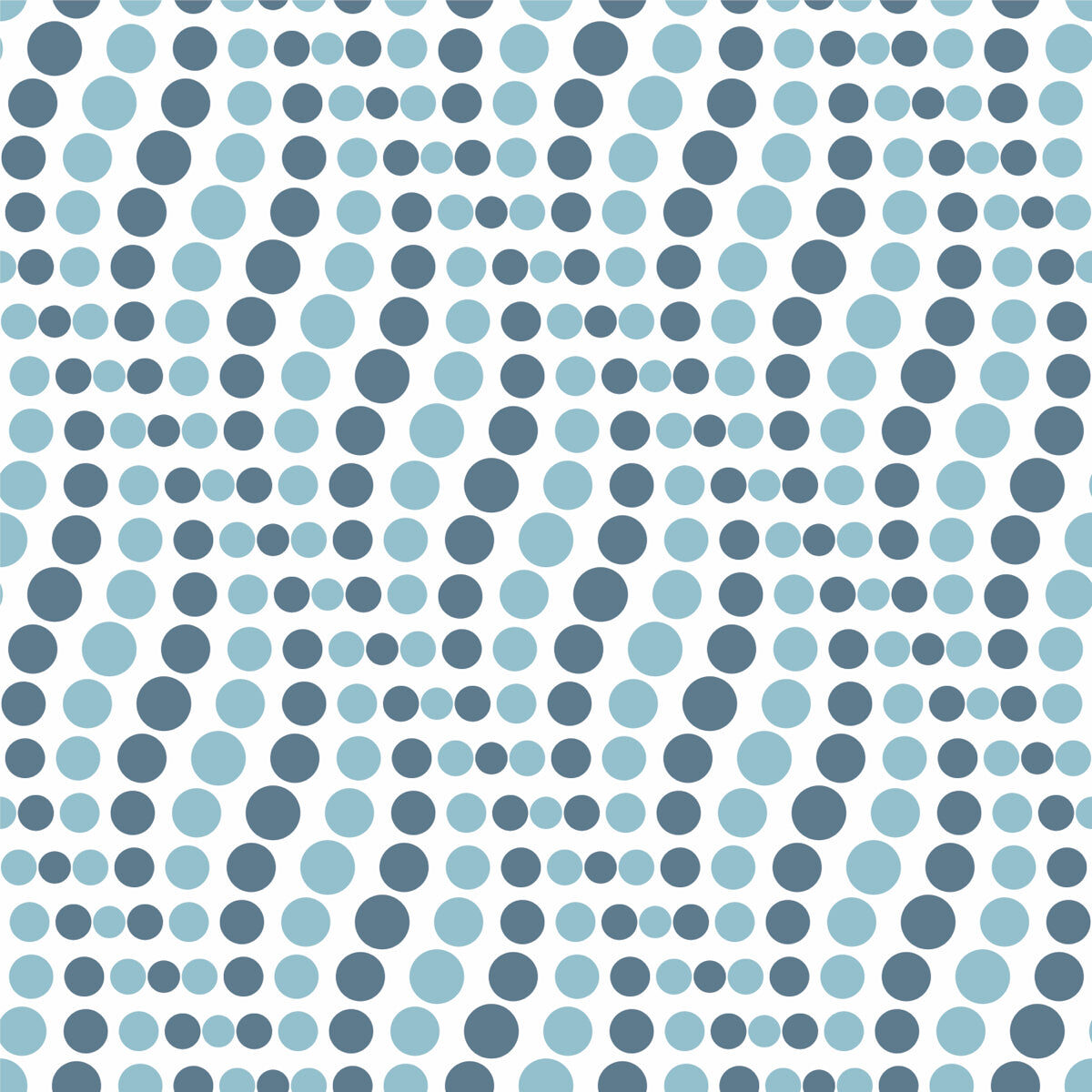 Modern Blue Polka Dot Geometric Pattern