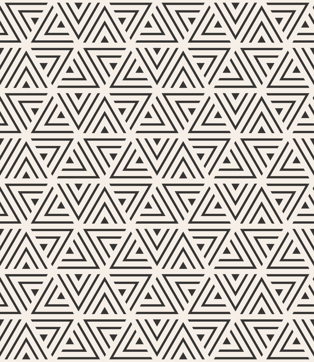 Modern Geometric Triangles – Minimal Pattern Design