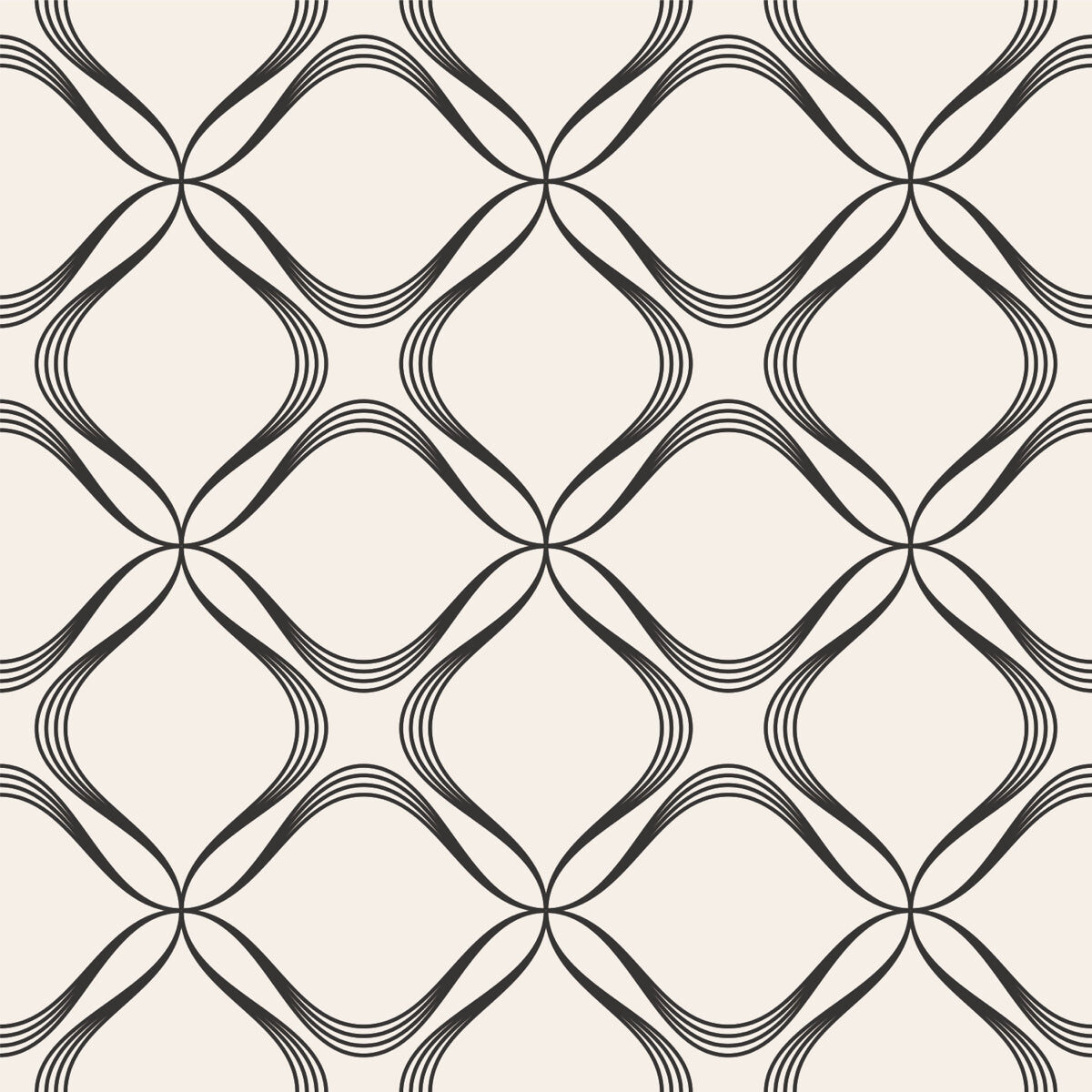 Modern Wave Geometry Stretch Ceiling – Elegant Abstract Pattern