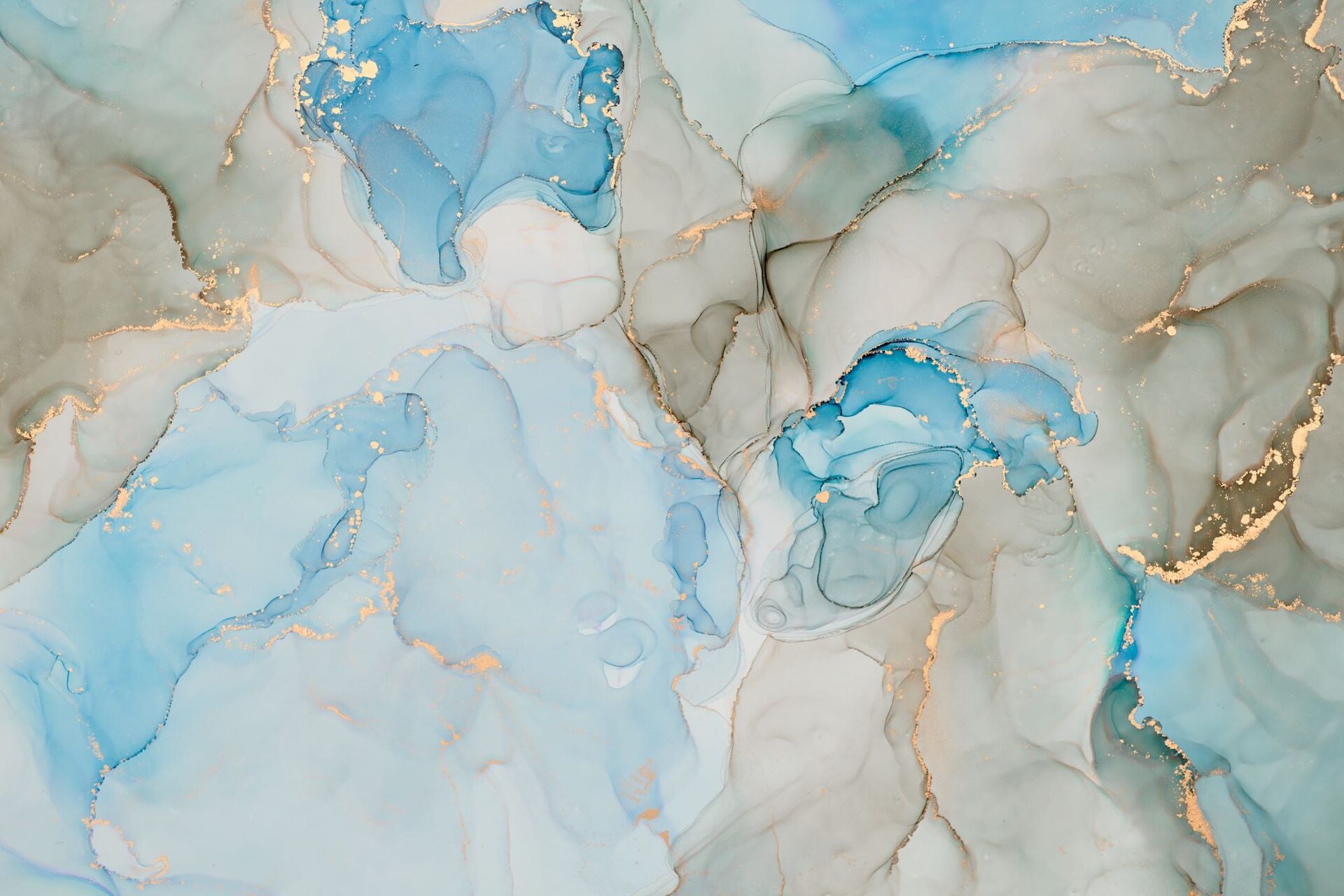 Ocean Mist Abstract Fluid Texture