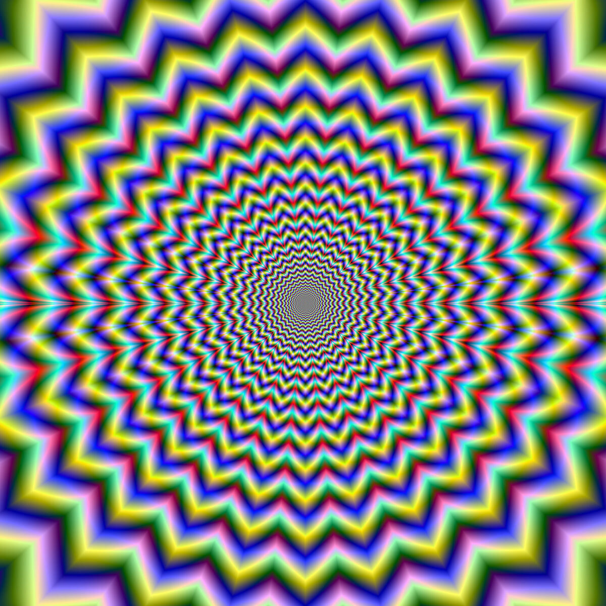 Psychedelic Color Spiral – Dynamic Optical Design