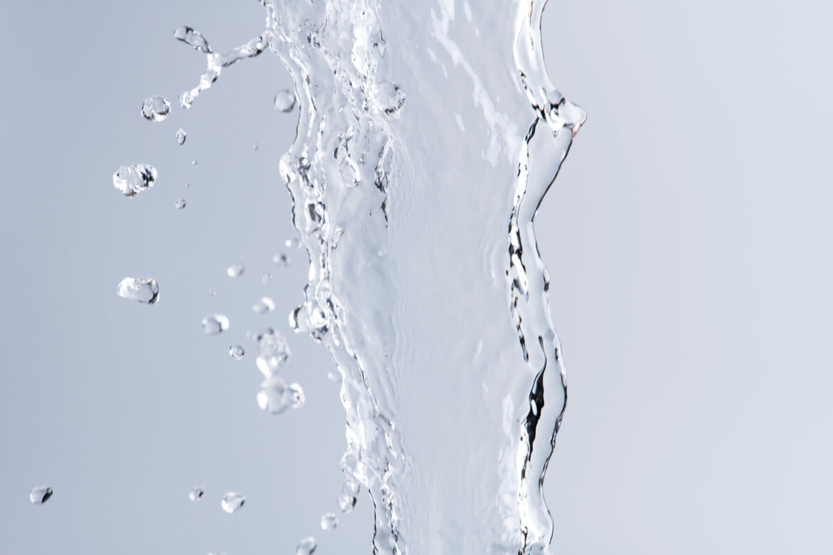 Pure Water Stream Stretch Ceiling – Elegant Flow Design