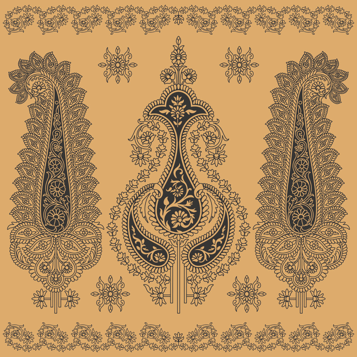 Royal Heritage Paisley Stretch Ceiling Design