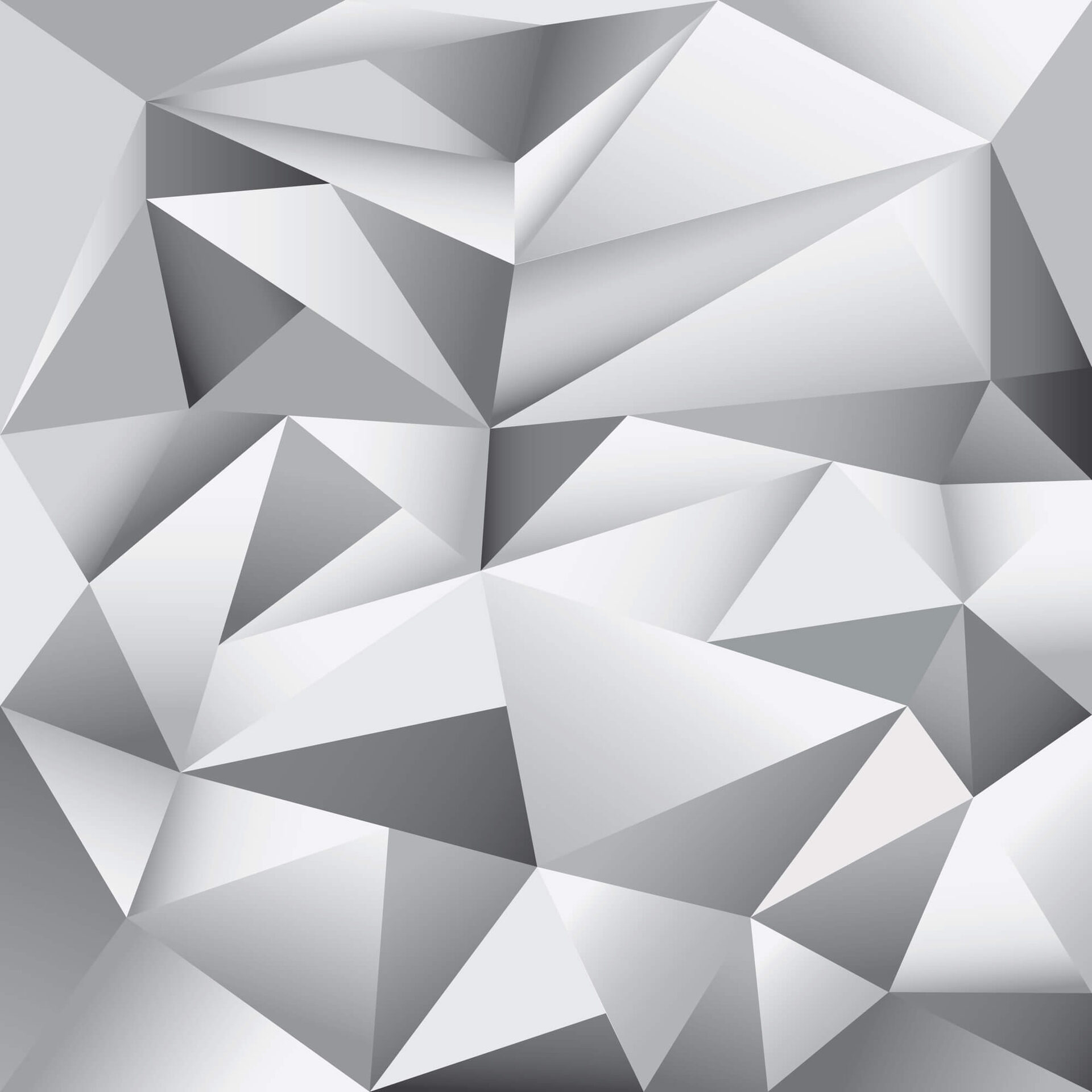 Silver Geometric Illusion