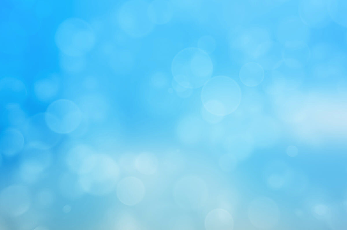 Sky Blue Bokeh Stretch Ceiling Design
