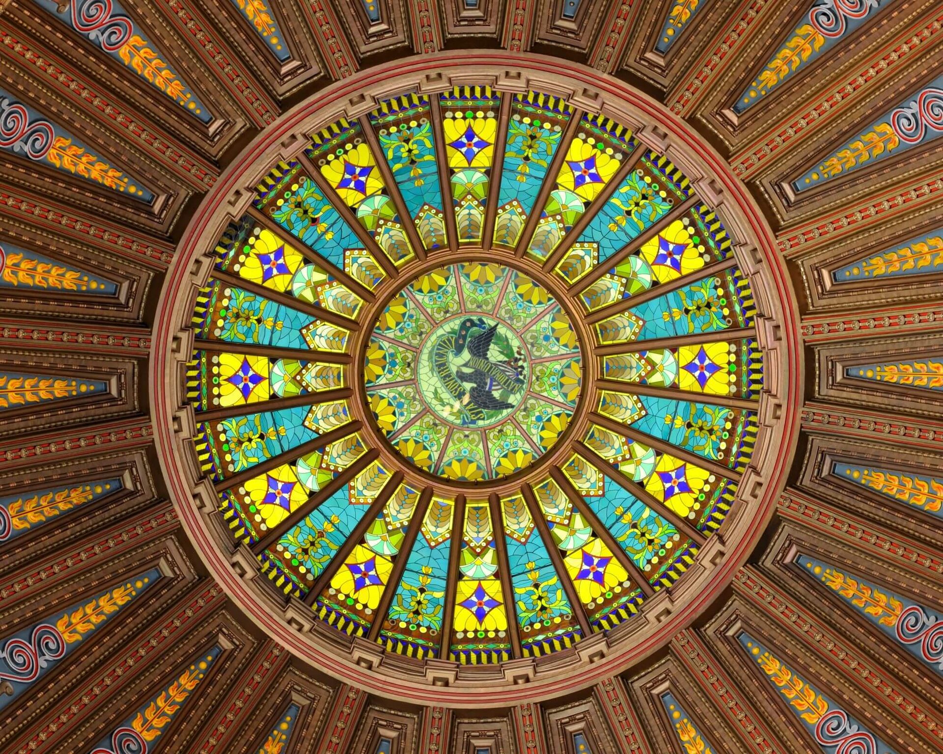 Stained Glass Dome of Harmony
