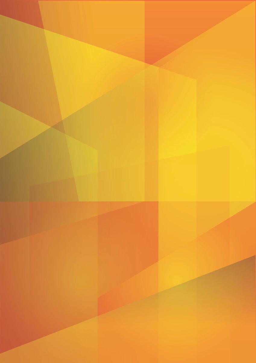 Sunset Gold Geometric Glow – Modern Stretch Ceiling Design
