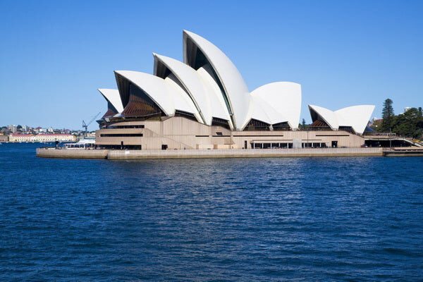 Sydney Opera House View in a Contemporary Living Space