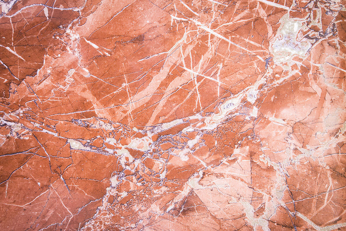 Terracotta Marble Texture Stretch Ceiling – Natural Stone Inspired Design