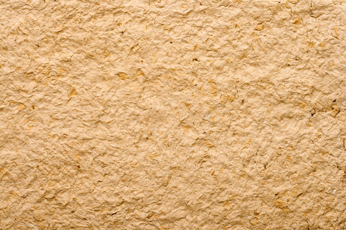 Textured Beige Handmade Paper Surface Sheet