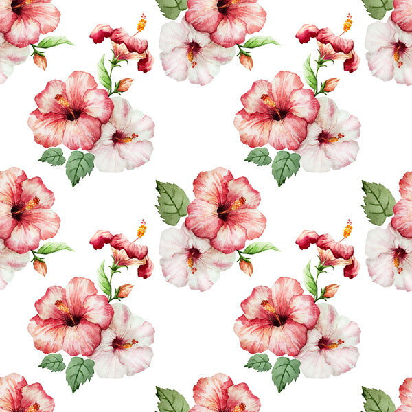 Tropical Hibiscus Pattern